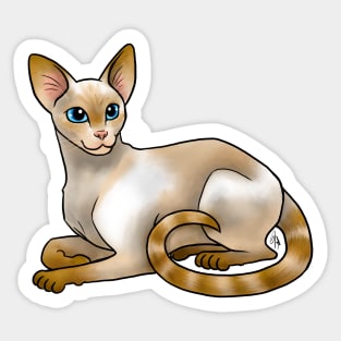 Cat - Siamese - Flame Point Sticker